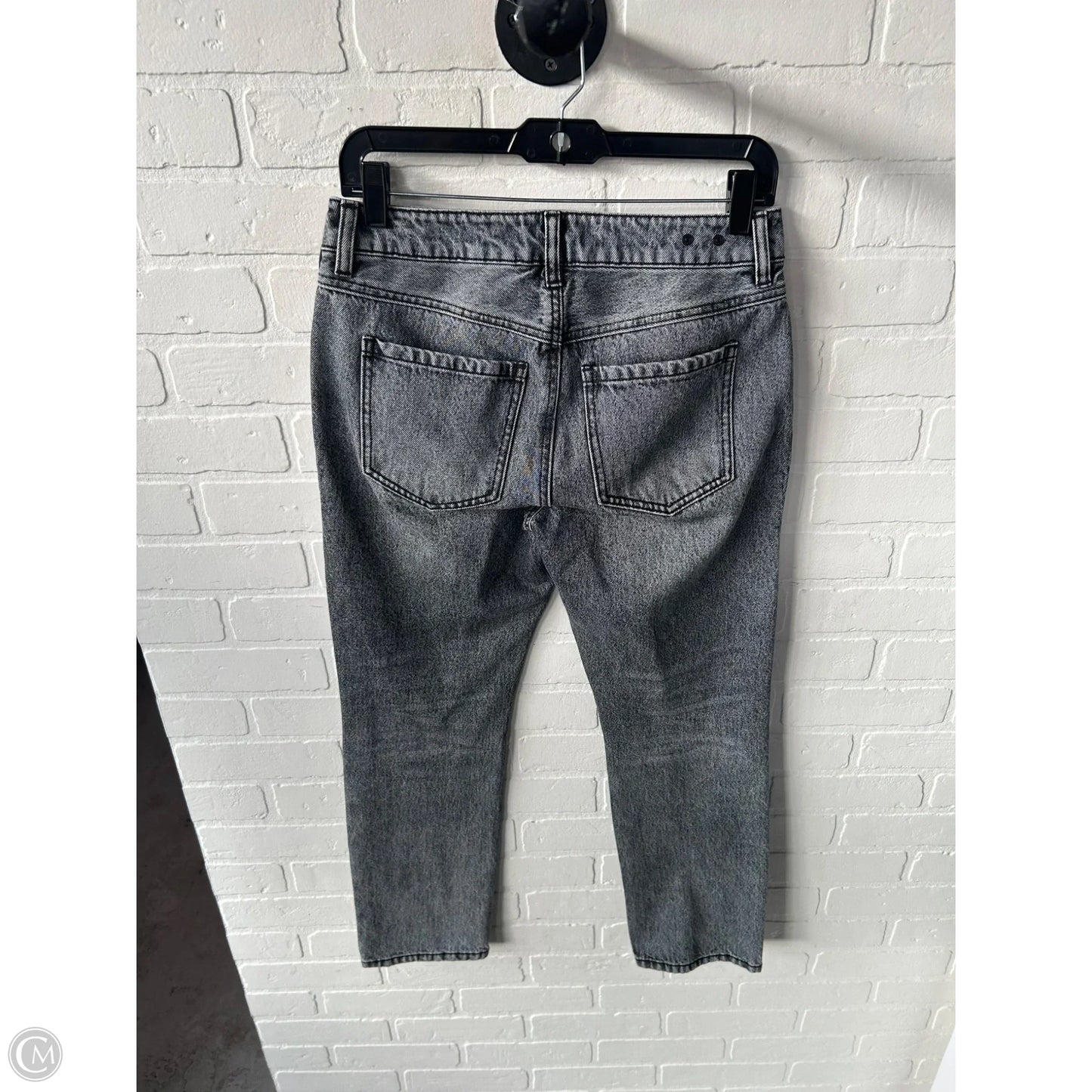 Jeans Straight By Cabi In Grey Denim, Size: 0