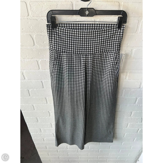 Pants Cropped By Cabi In Black & White, Size: 4