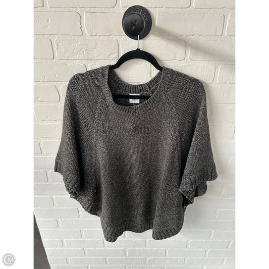 Poncho By Cabi In Grey & Silver, Size: S