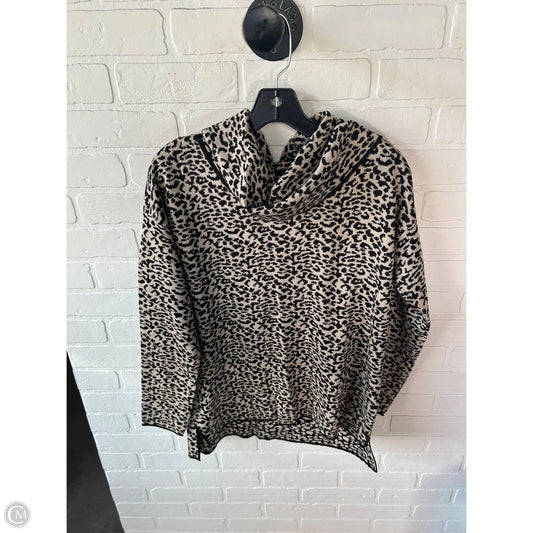 Sweater By Calvin Klein In Black & Cream, Size: S