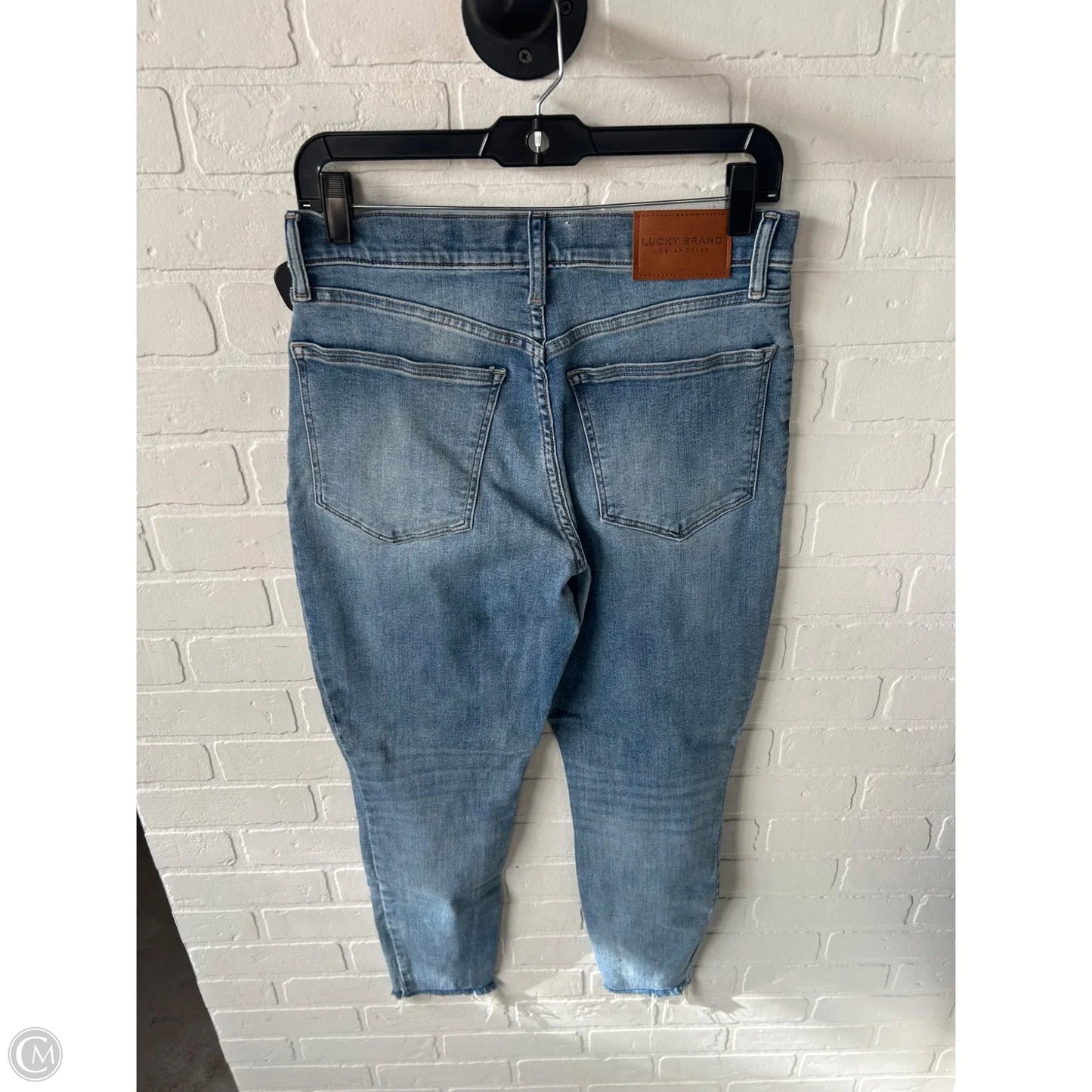 Jeans Skinny By Lucky Brand In Blue Denim, Size: 10