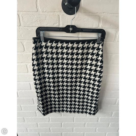 Skirt Mini & Short By Talbots In Black & White, Size: 8p