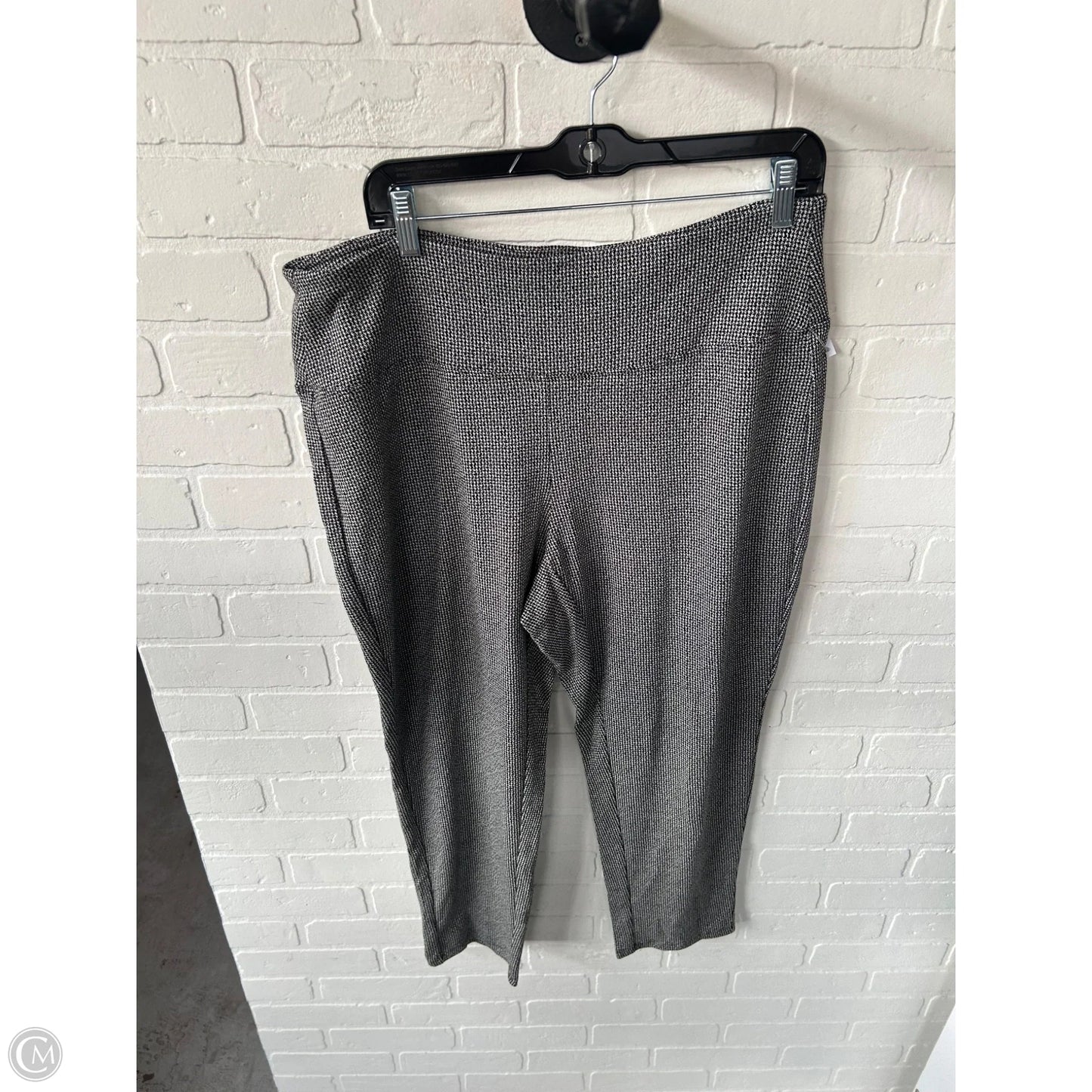 Pants Leggings By J. Jill In Black & White, Size: 14p