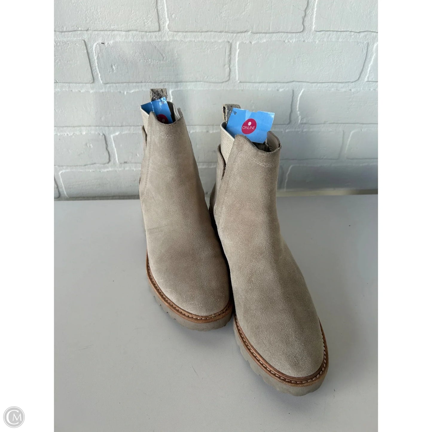 Boots Ankle Heels By Dolce Vita In Grey, Size: 8