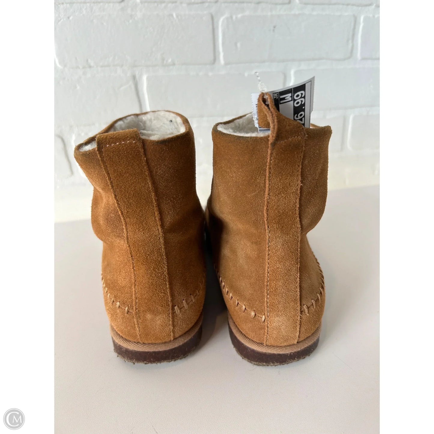 Boots Ankle Flats By Steve Madden In Brown, Size: 7