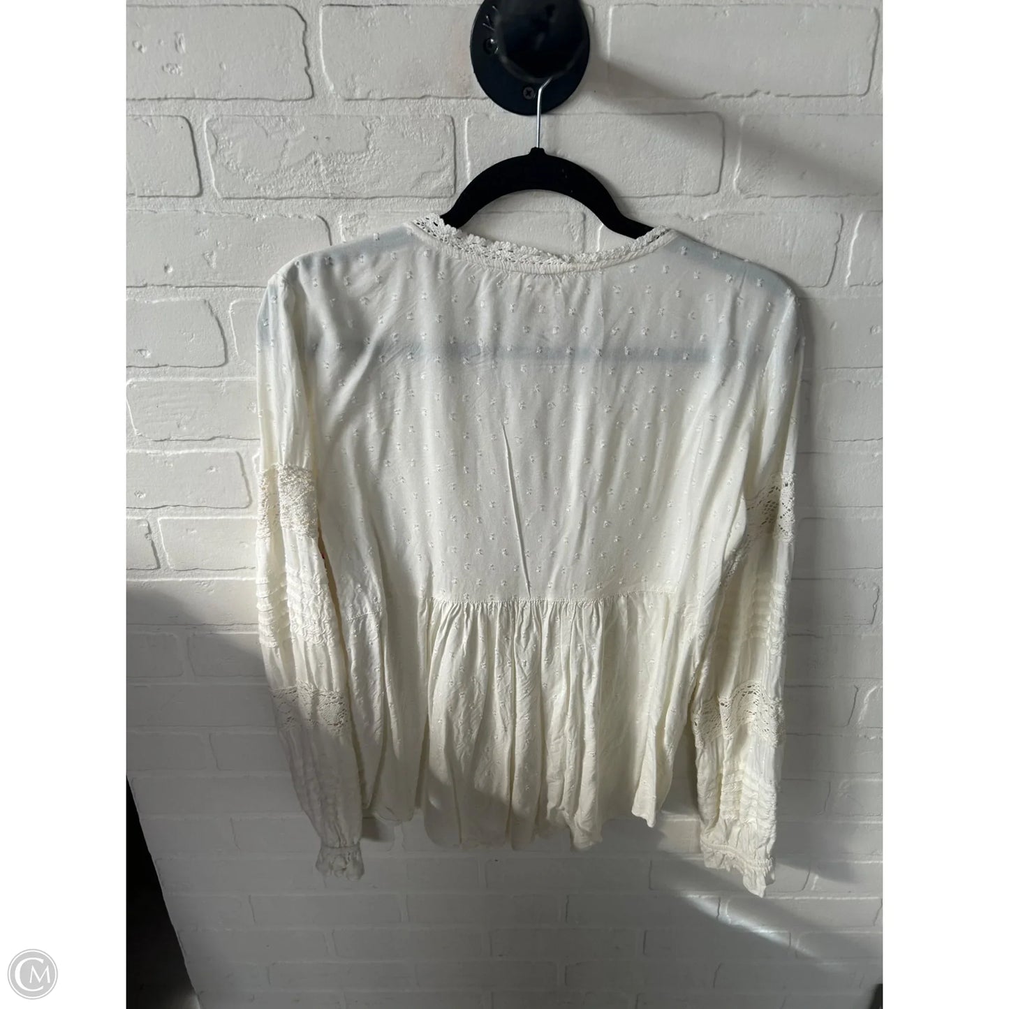 Top Long Sleeve By Sundance In Cream, Size: S