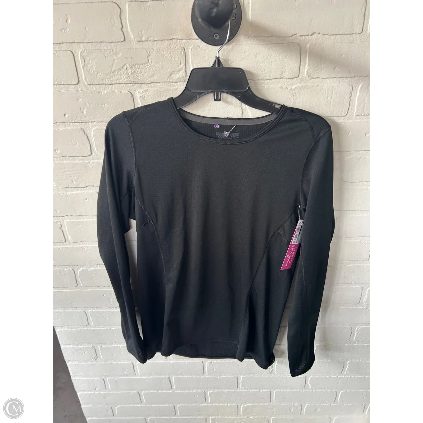 Athletic Top Long Sleeve Crewneck By Patagonia In Black, Size: M