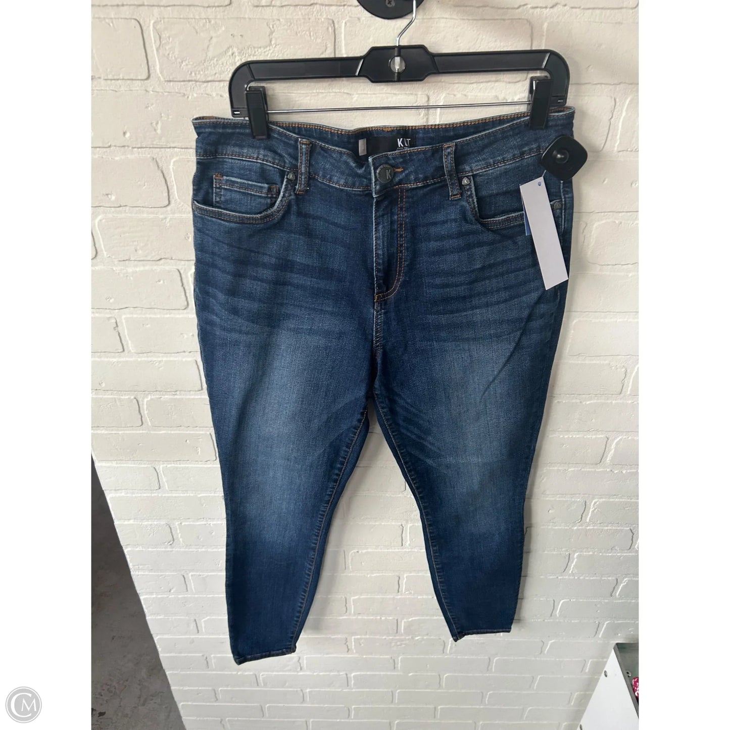 Jeans Skinny By Kut In Blue Denim, Size: 12