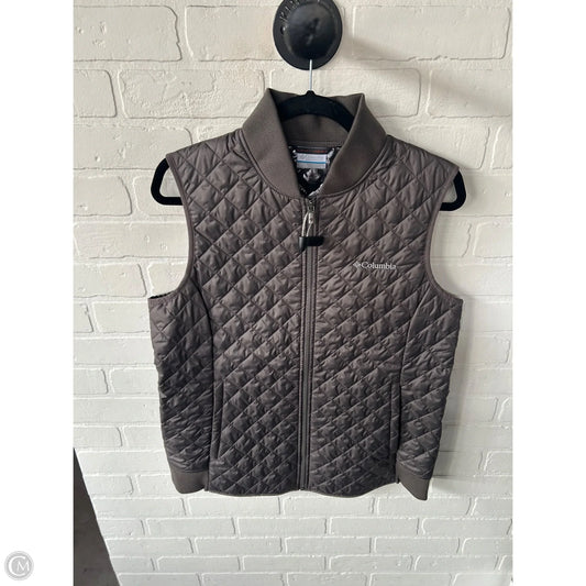 Vest Puffer & Quilted By Columbia In Brown, Size: L