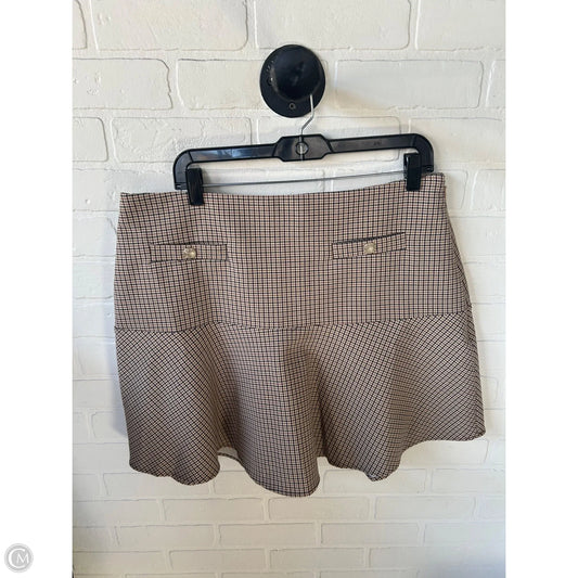 Skirt Mini & Short By Loft In Tan, Size: 14