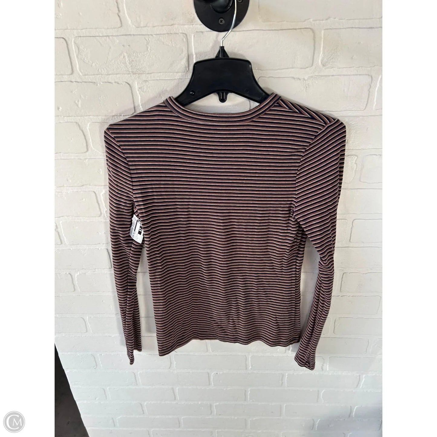 Top Long Sleeve Basic By A New Day In Brown, Size: S