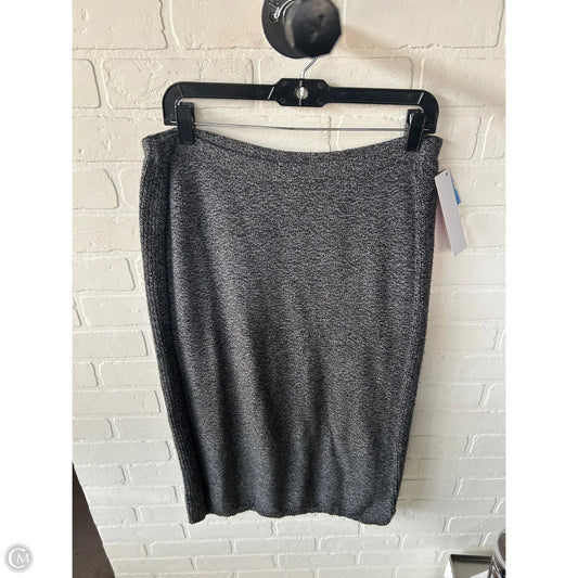 Skirt Midi By Pure Jill In Black & Blue, Size: 4