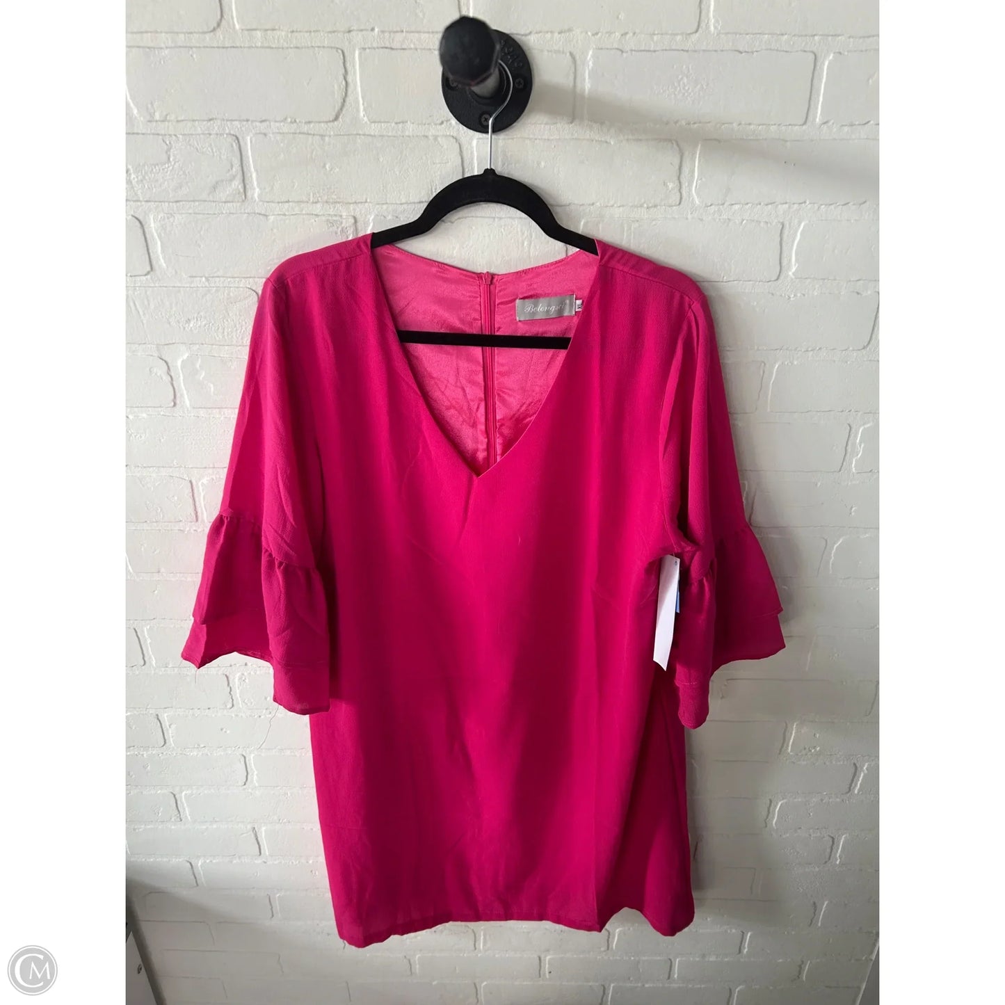 Dress Casual Short By Clothes Mentor In Pink, Size: Xl