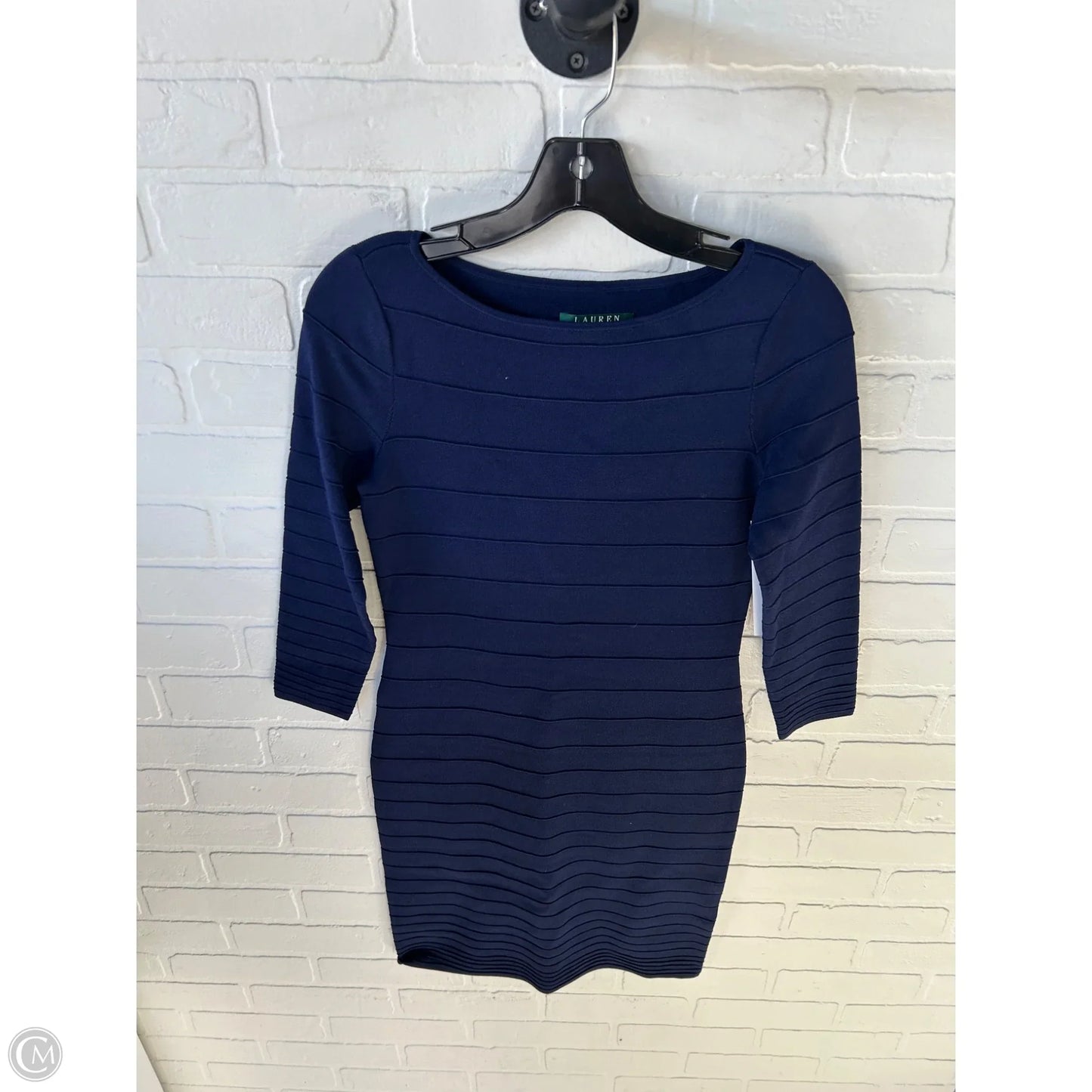 Dress Sweater By Lauren By Ralph Lauren In Blue, Size: Xs