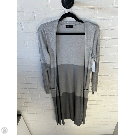 Sweater Cardigan By Lys In Grey, Size: S