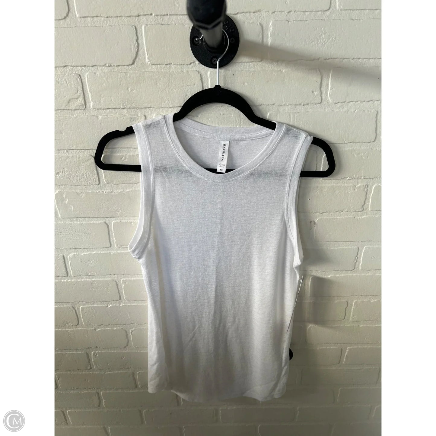 Athletic Tank Top By Athleta In White, Size: Xs