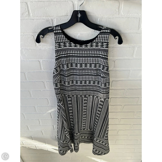 Dress Work By Loft In Black & White, Size: S