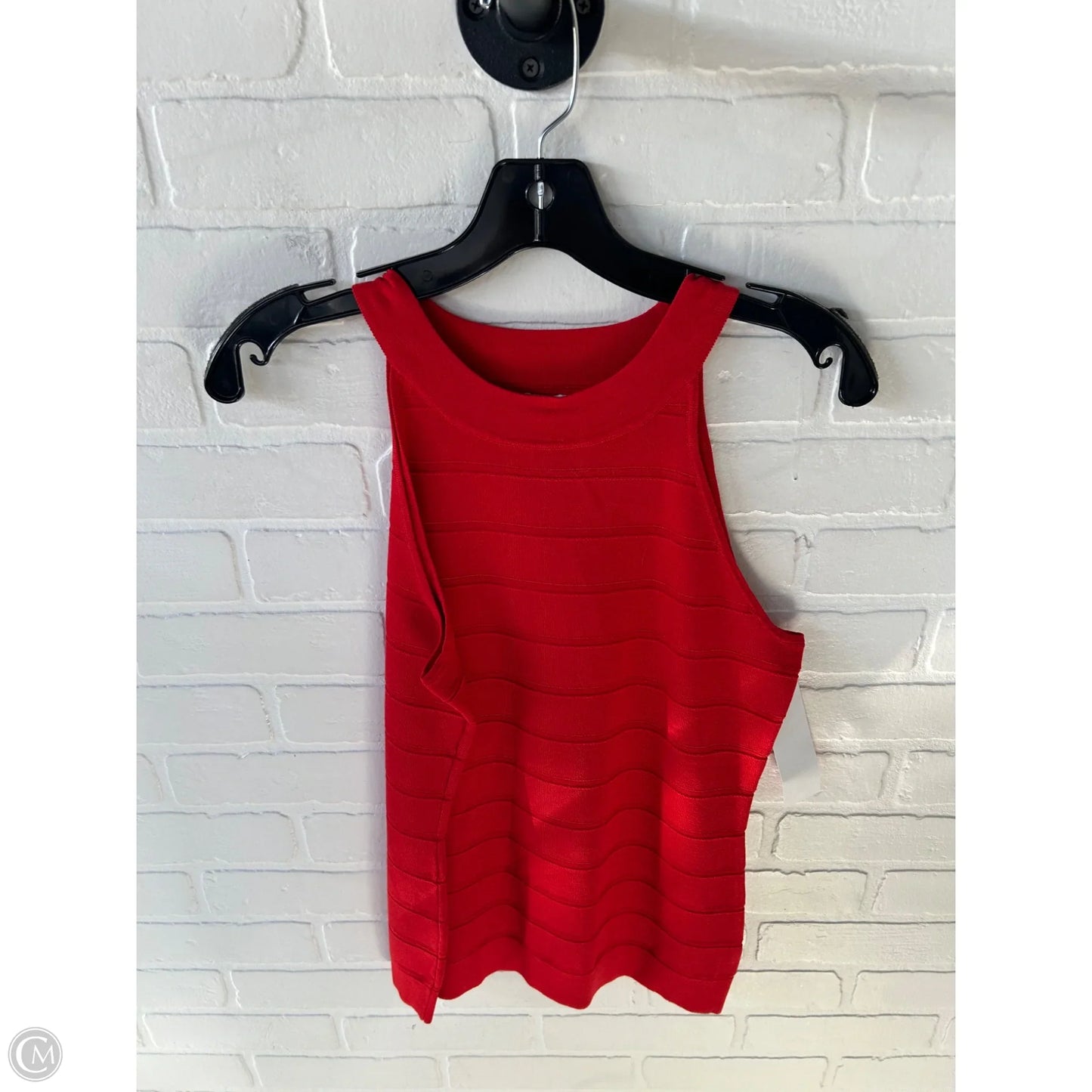 Top Sleeveless By Anne Klein In Red, Size: S