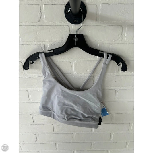 Athletic Bra By Lululemon In Grey, Size: M