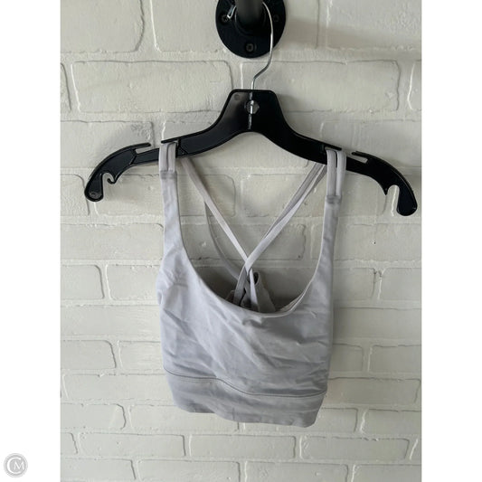 Athletic Bra By Lululemon In Grey, Size: M