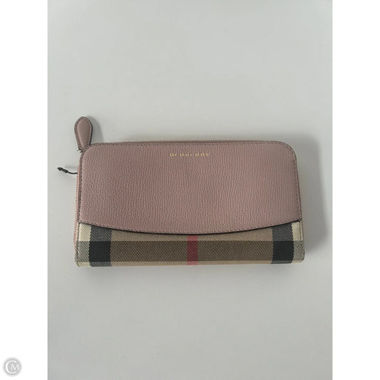 Wallet Luxury Designer By Burberry, Size: Medium