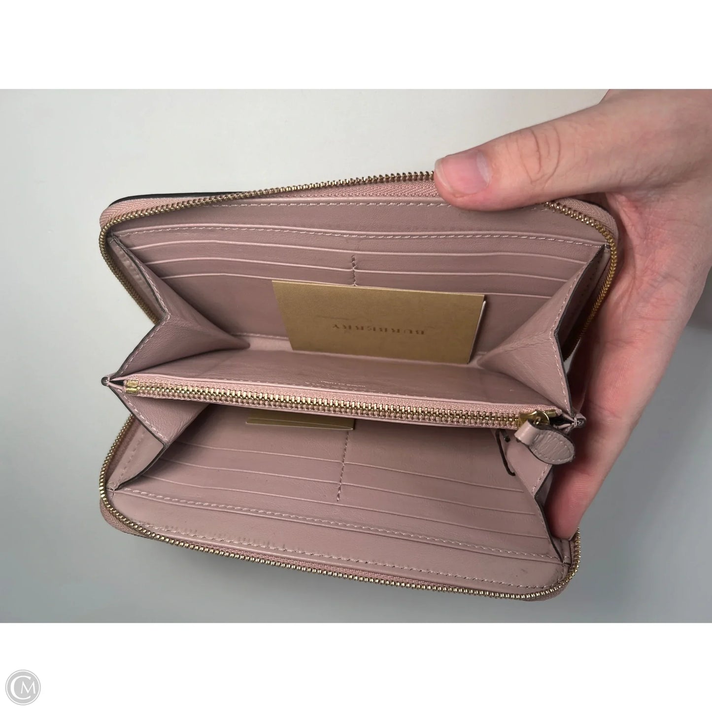 Wallet Luxury Designer By Burberry, Size: Medium