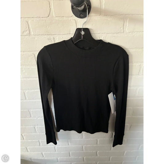 Top Long Sleeve By Gap In Black, Size: S