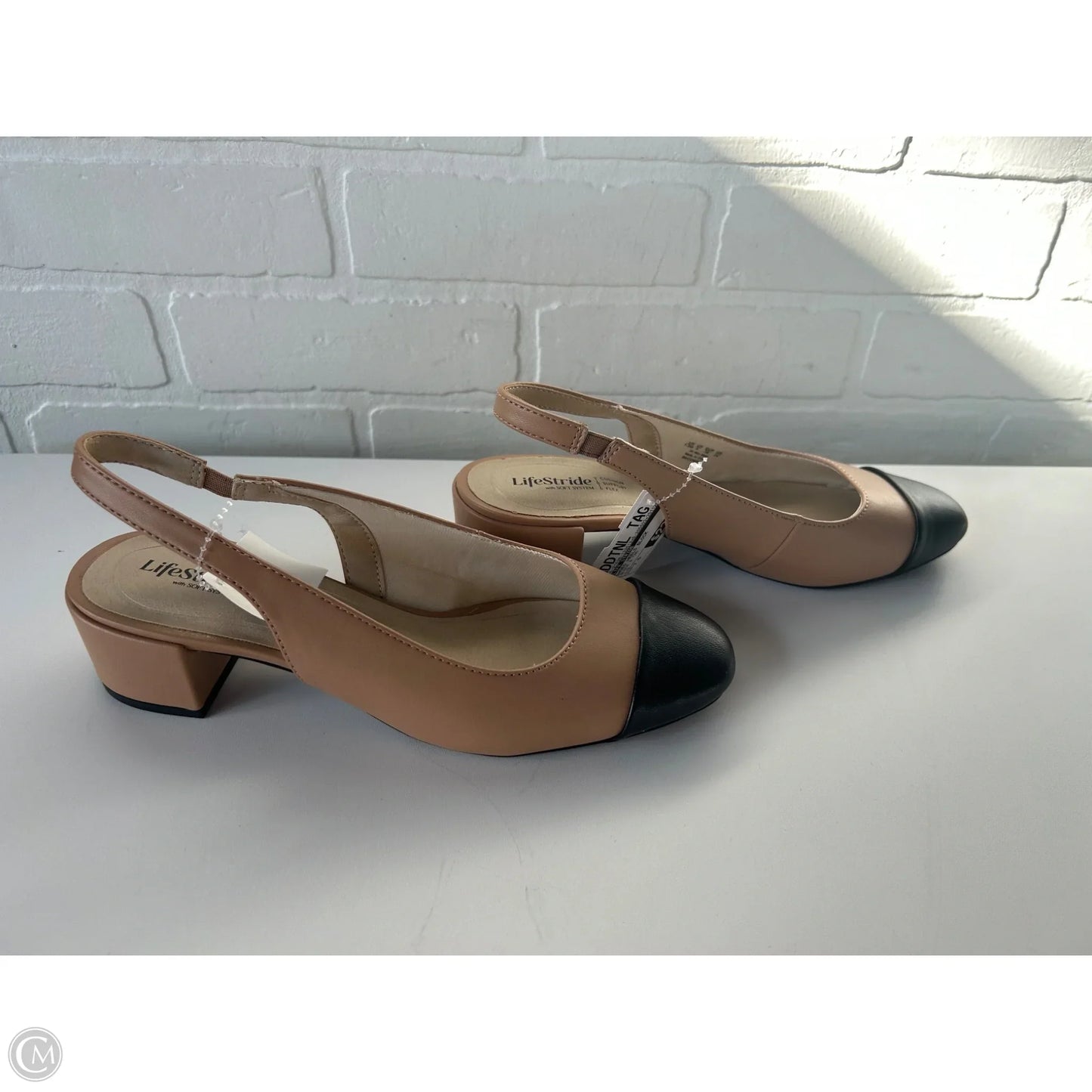 Shoes Heels Block By Life Stride In Black & Tan, Size: 7.5