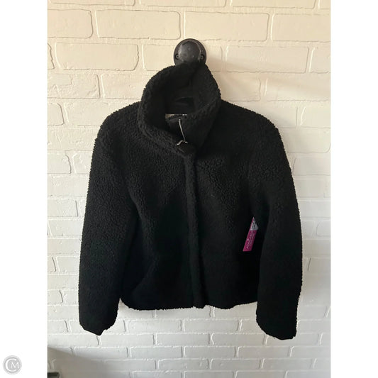 Jacket Fleece By H&m In Black, Size: Xs