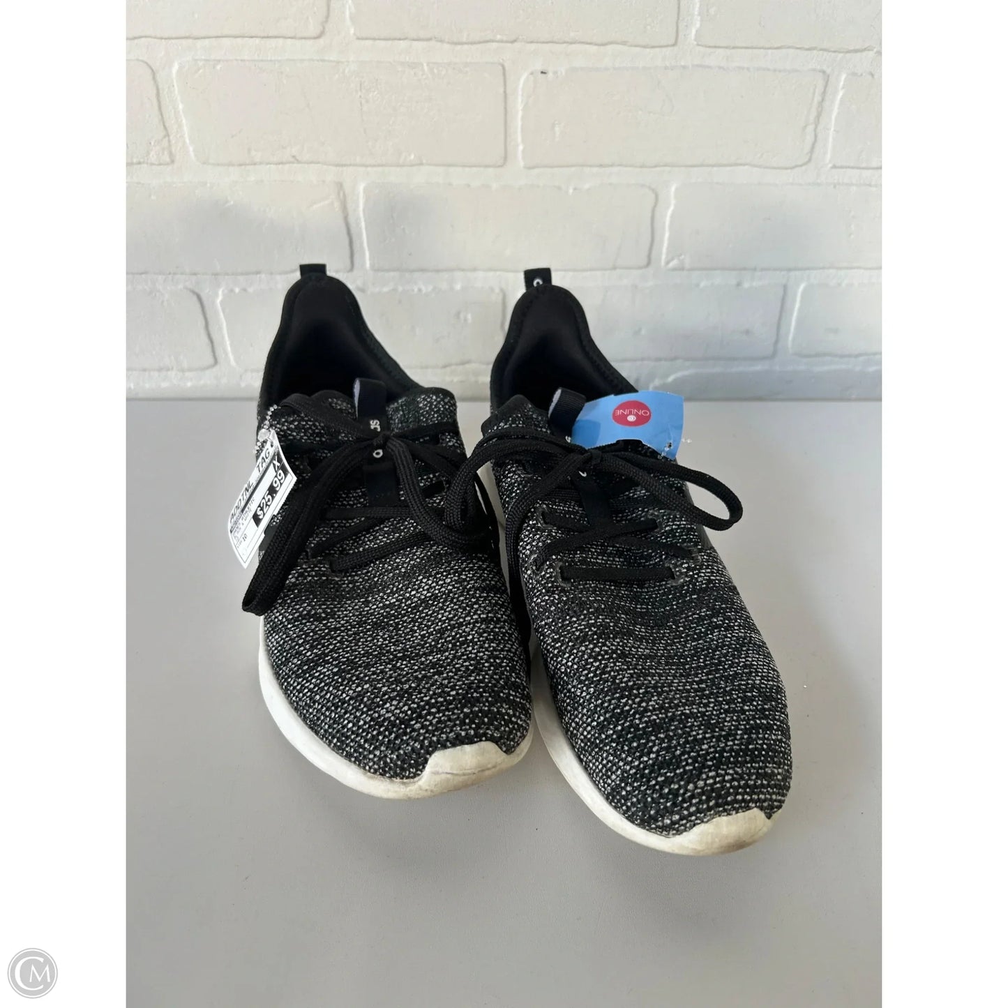 Shoes Athletic By Adidas In Black & White, Size: 10