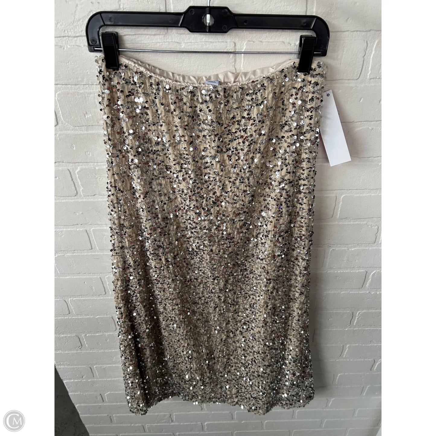 Skirt Maxi By Old Navy In Silver, Size: 8