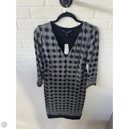 Dress Work By White House Black Market In Black & White, Size: L