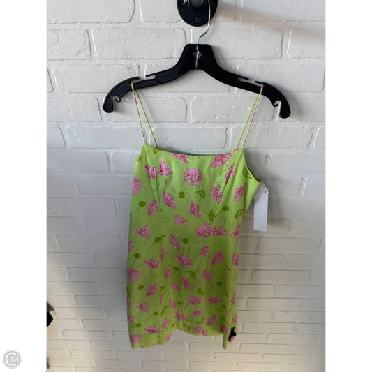 Dress Designer By Lilly Pulitzer In Green & Pink, Size: S