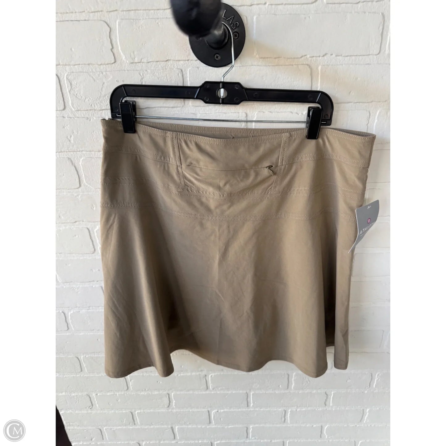 Athletic Skort By Athleta In Tan, Size: 14