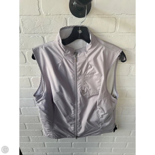 Vest Puffer & Quilted By Nike Apparel In Purple, Size: L