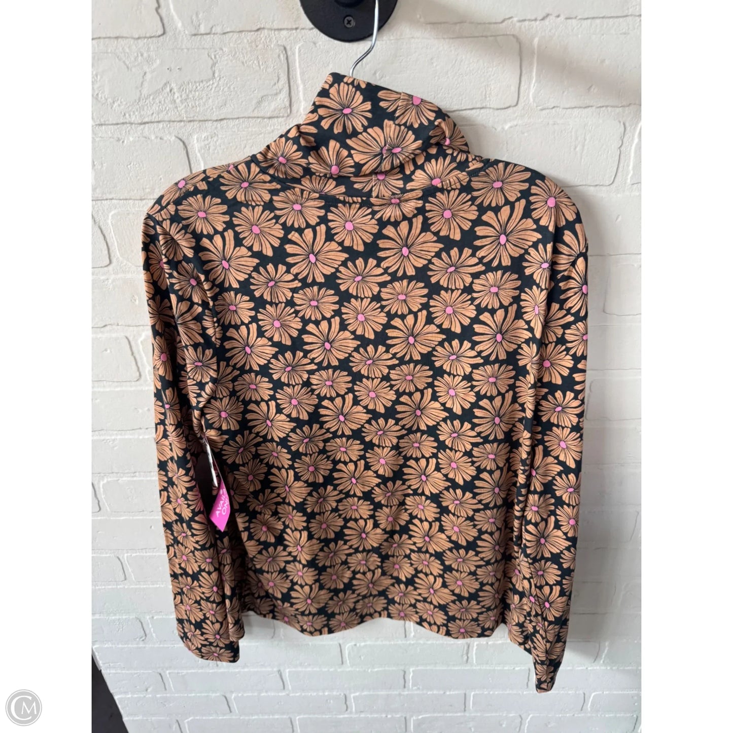 Top Long Sleeve By Market & Spruce In Black & Tan, Size: Xl