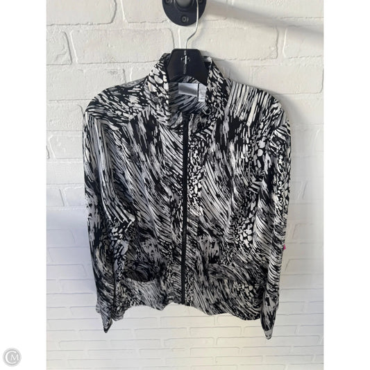 Jacket Other By Zenergy By Chicos In Black & White, Size: Xl