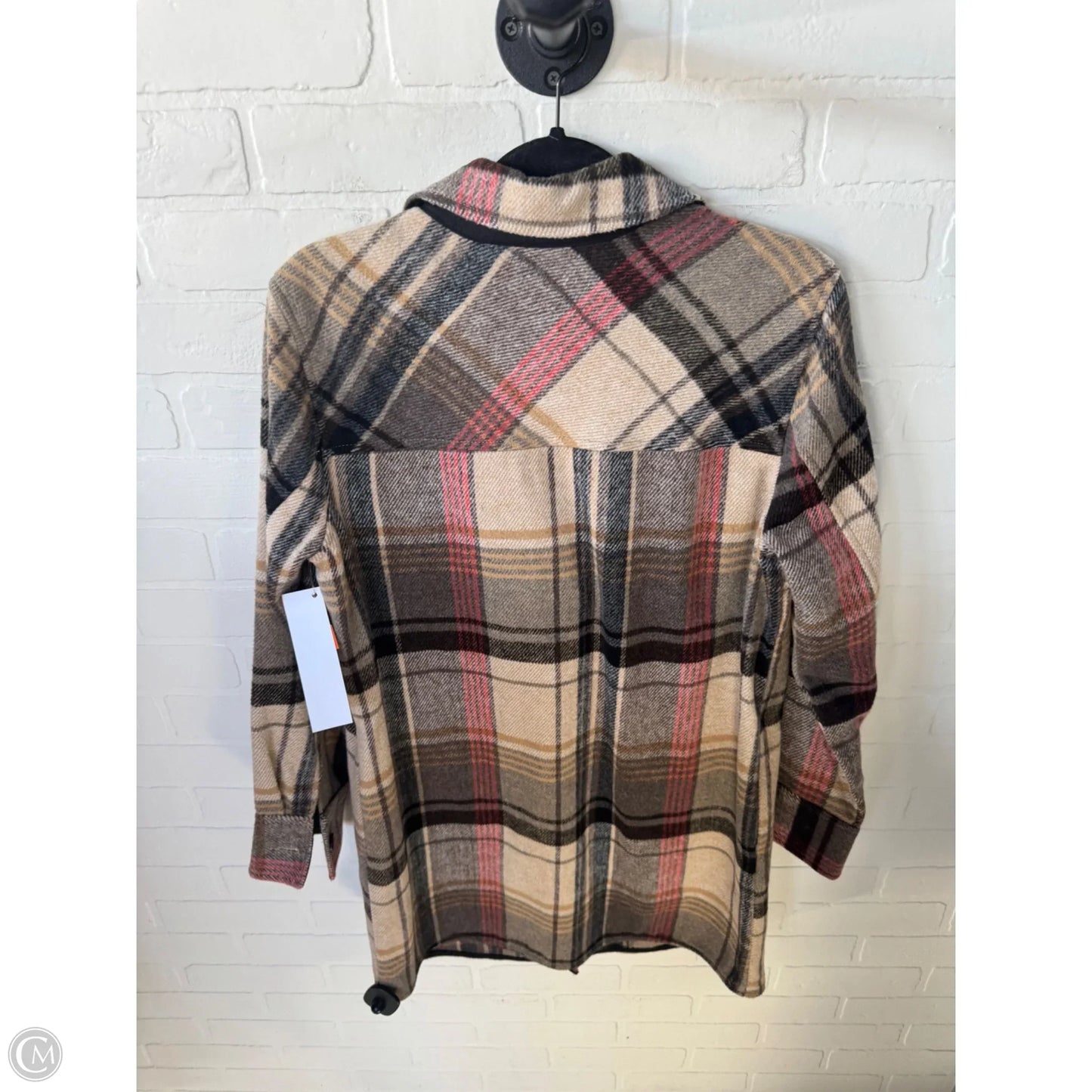 Coat Other By Tribal In Brown & Cream, Size: S