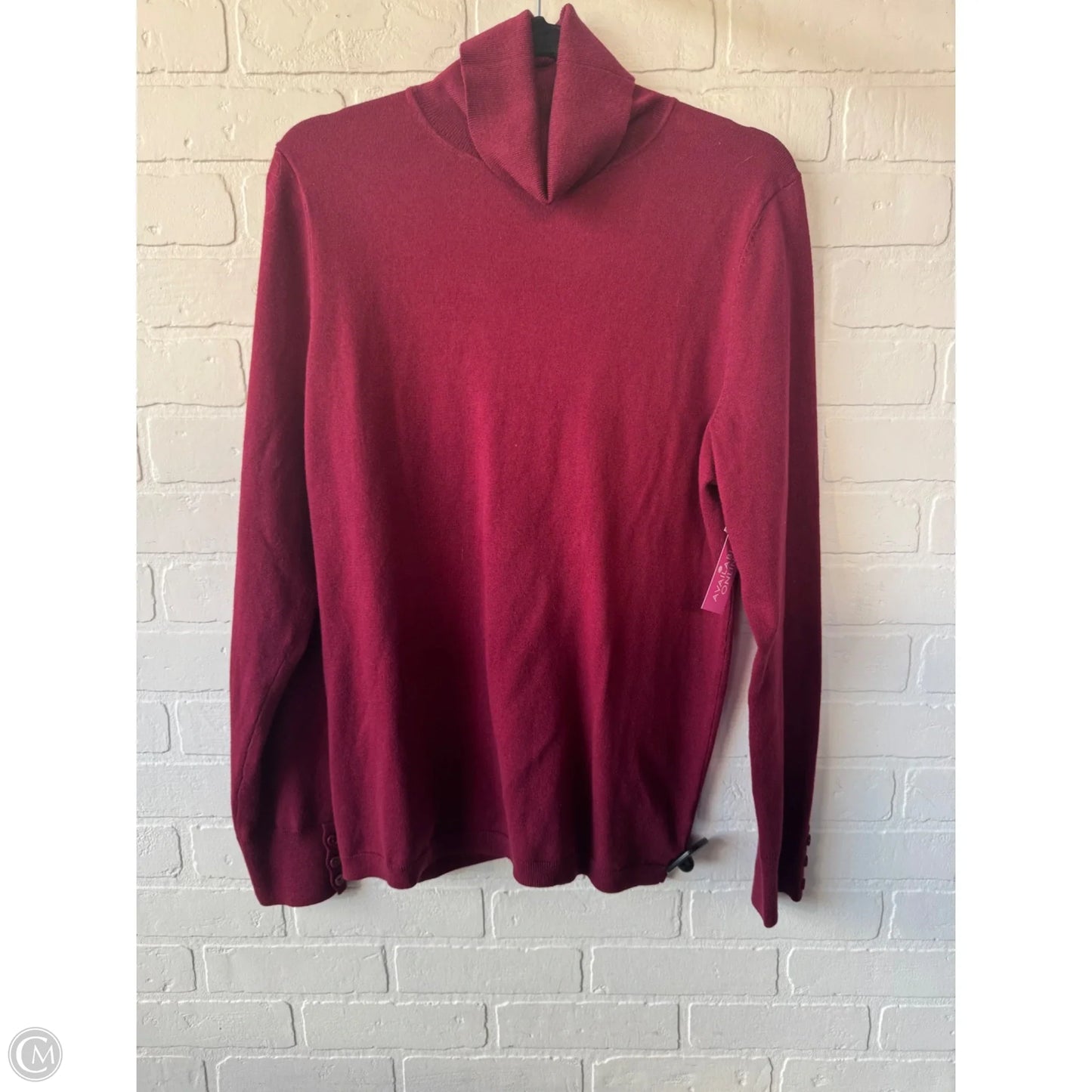 Sweater By Talbots In Red, Size: L