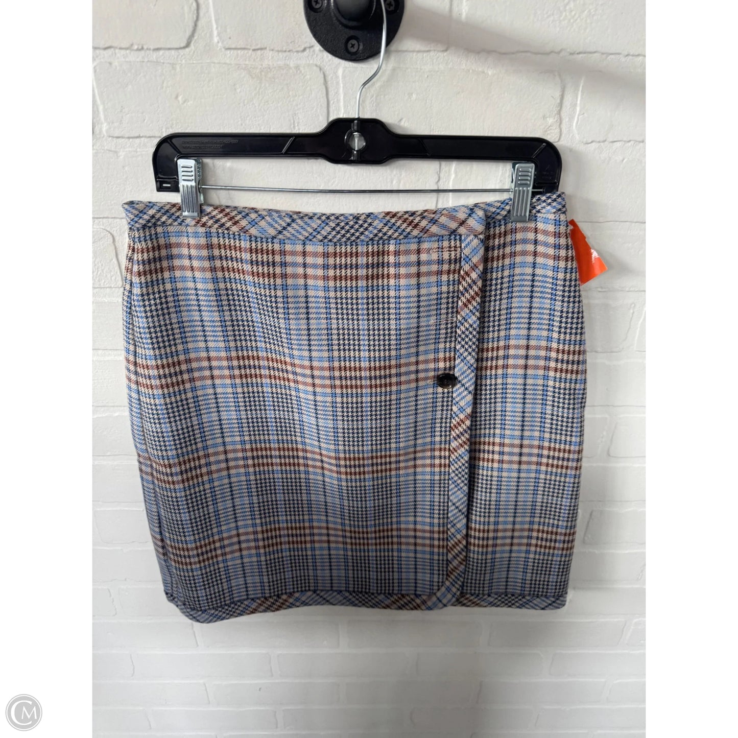 Skirt Mini & Short By Talbots In Blue & Tan, Size: 4