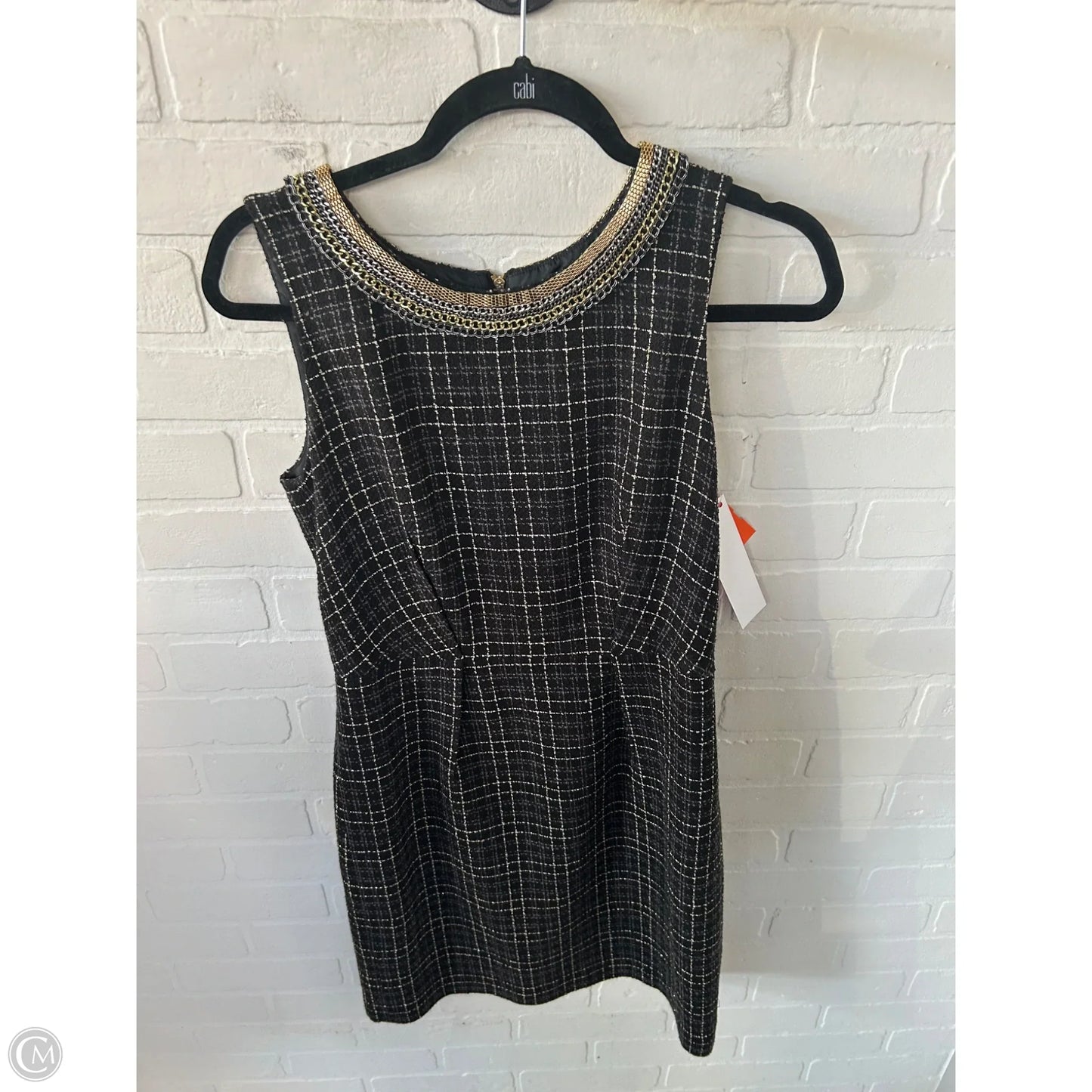 Dress Work By Laundry In Black & Gold, Size: 4