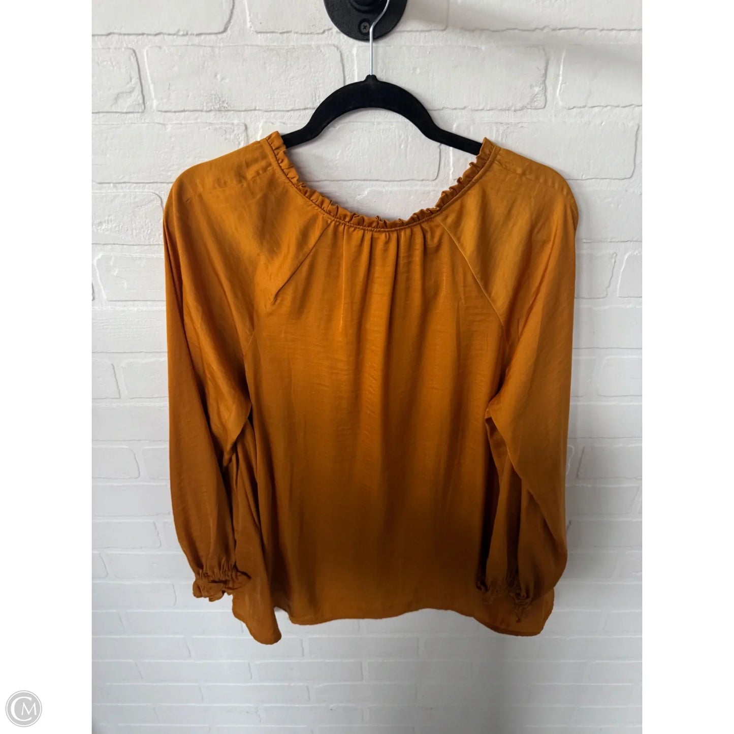 Top Long Sleeve By Old Navy In Yellow, Size: Xl