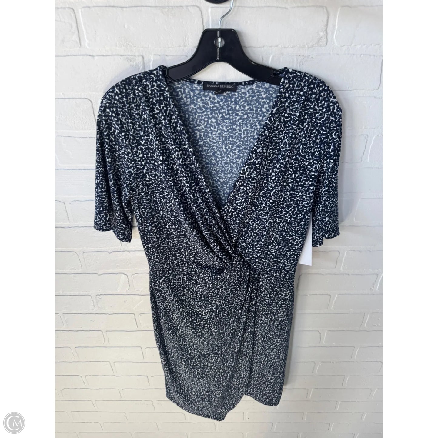 Dress Work By Banana Republic In Blue & White, Size: S