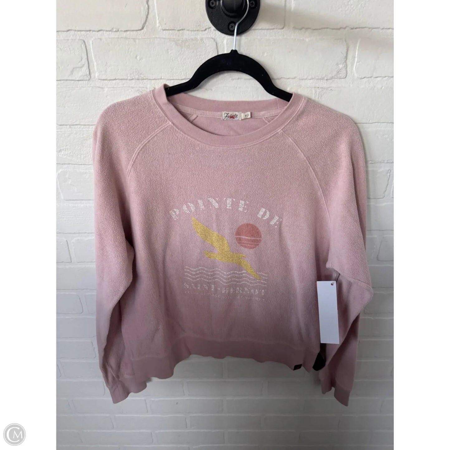 Sweatshirt Crewneck By Faherty In Pink, Size: M