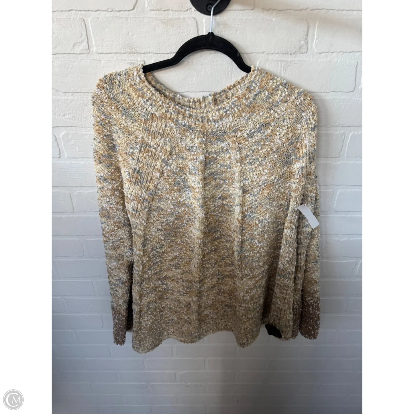 Sweater By Pure Jill In Yellow, Size: L
