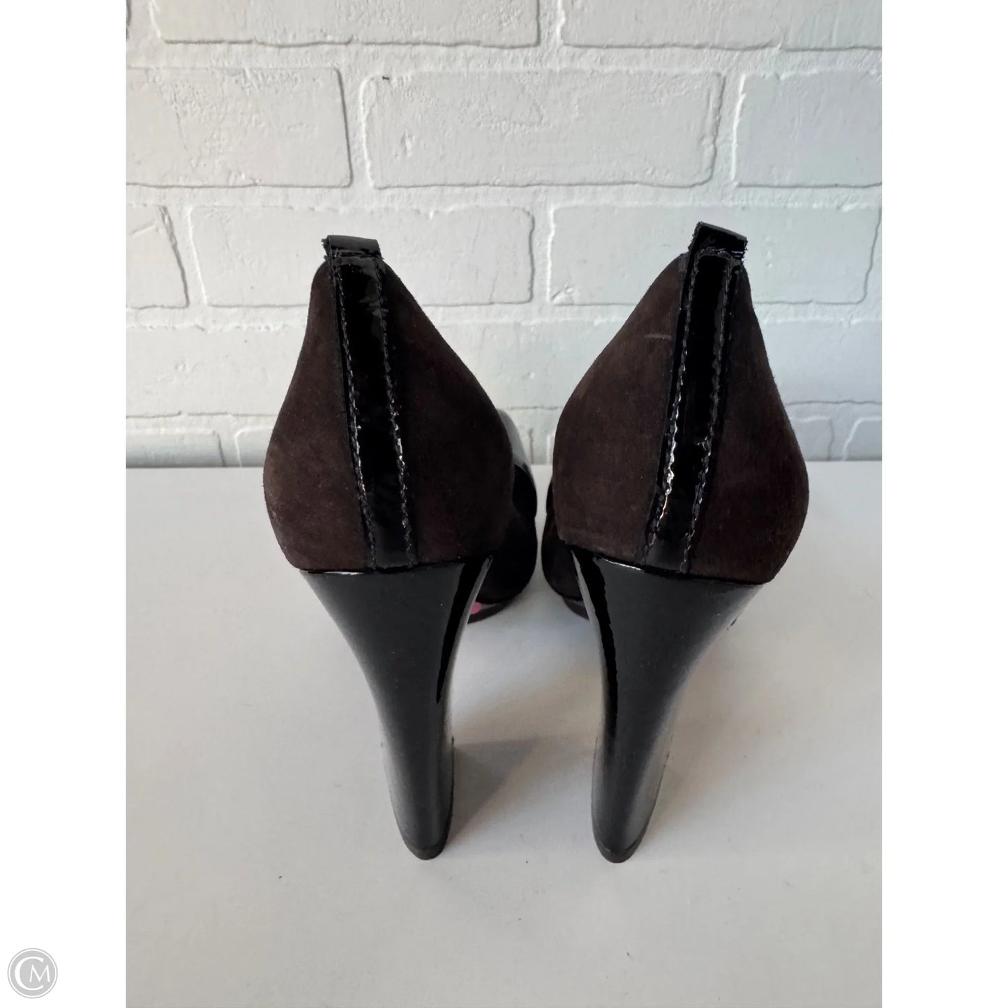 Shoes Heels Block By Theory In Brown, Size: 8