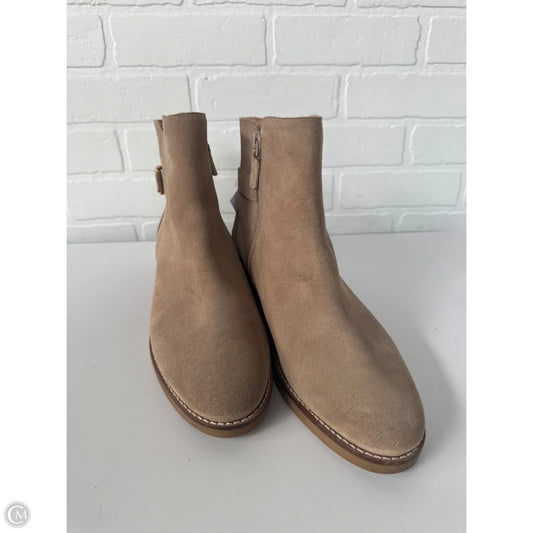 Boots Ankle Flats By Cole-haan In Tan, Size: 10