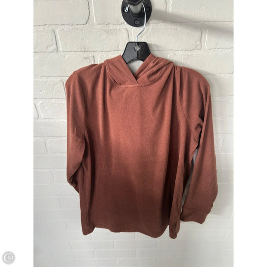 Sweatshirt Hoodie By Zero Xposure In Brown, Size: L