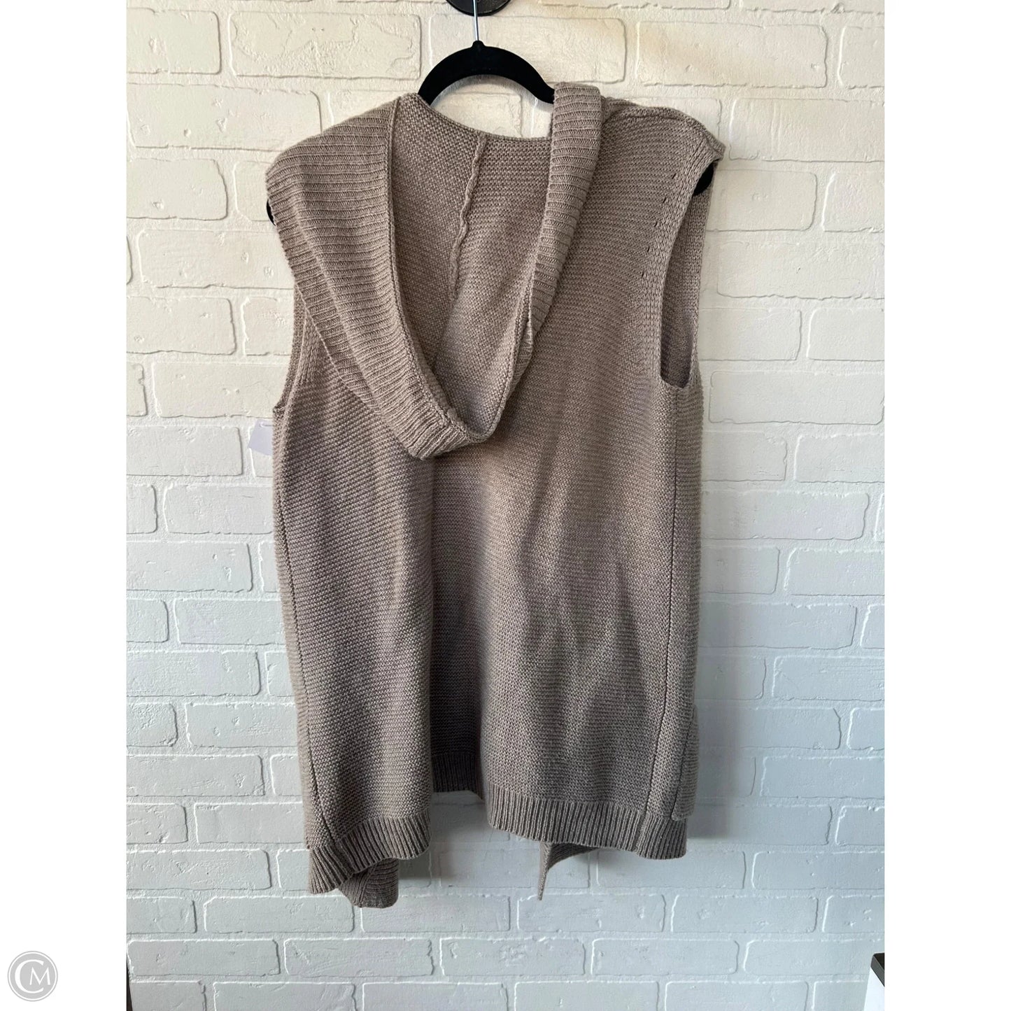 Sweater Cardigan By Atmosphere In Brown, Size: L