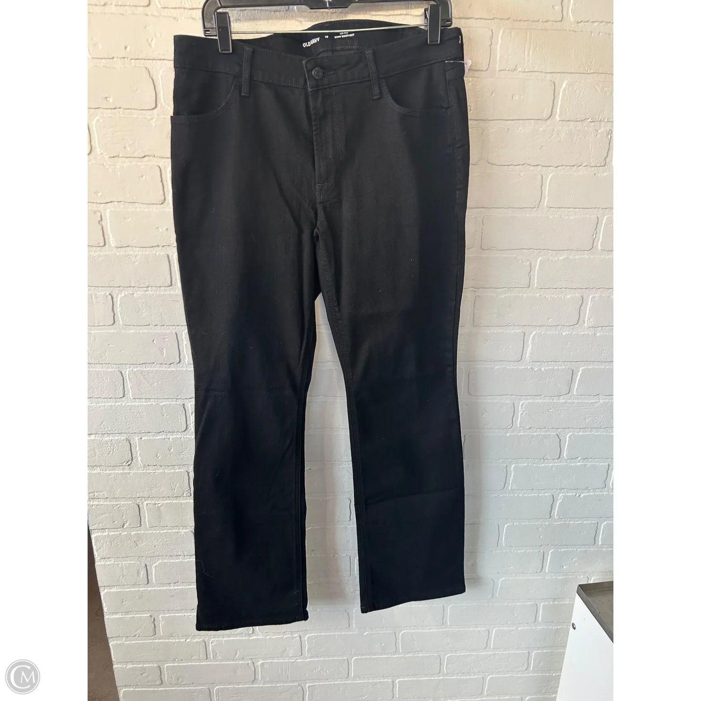 Jeans Boot Cut By Old Navy In Black Denim, Size: 12